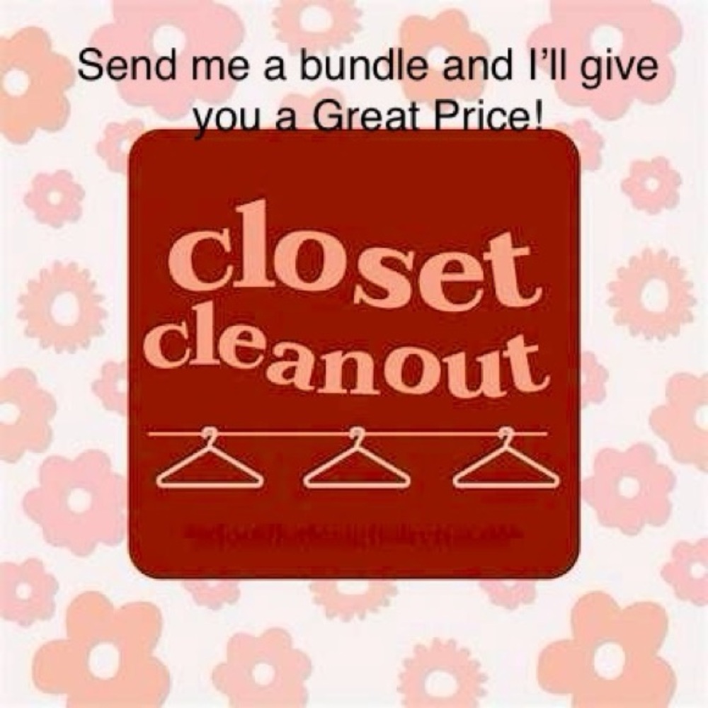 Closet Cleanout ! Bundle for best prices!